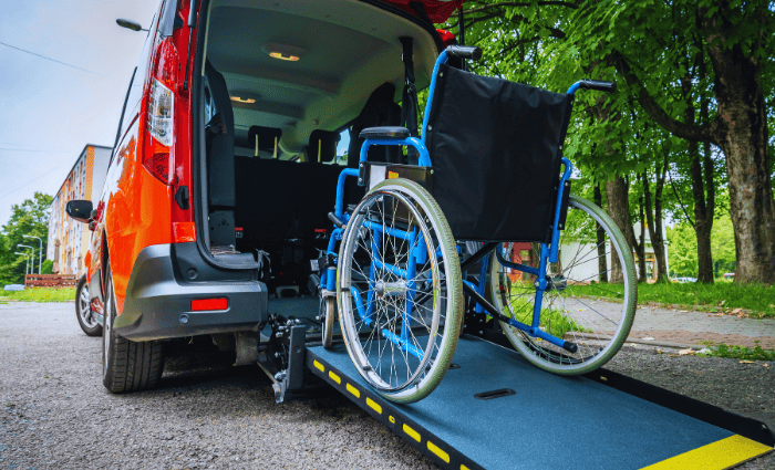 book disability transport